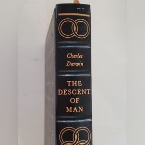 Leatherbound Book, The Descent Of Man, Charles Darwin, Collectors Edition